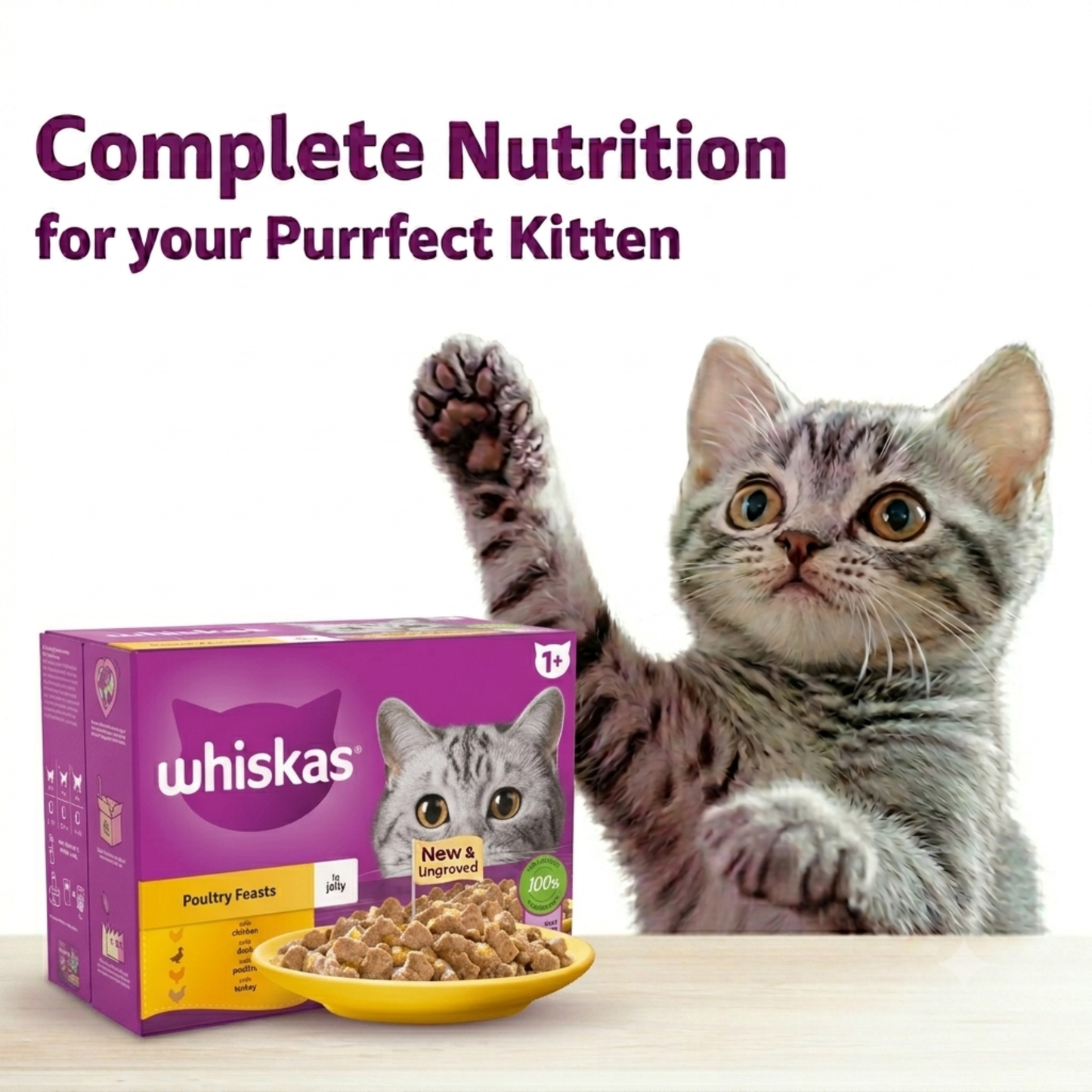 Whiskas Poultry Feasts Wet Cat Food