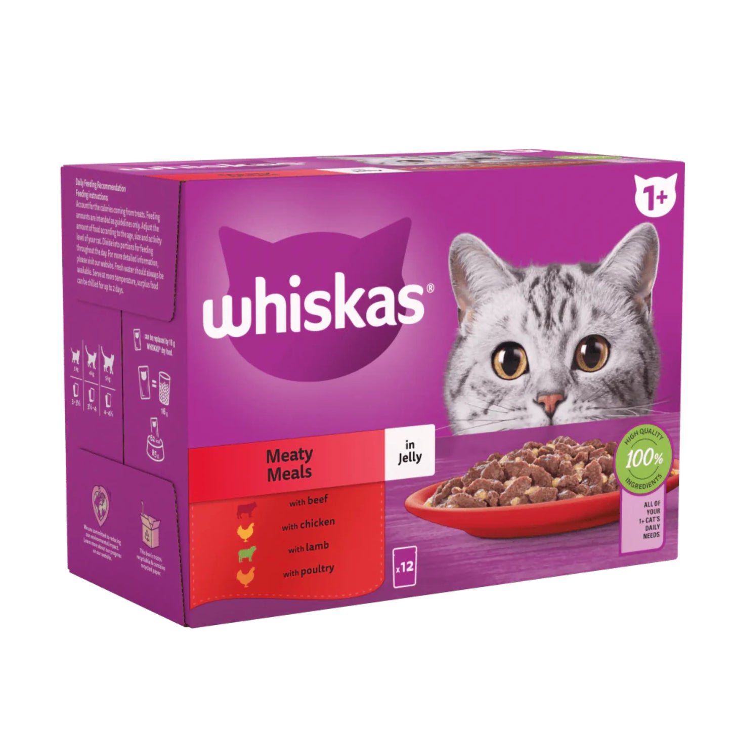 Whiskas Meaty Meals Cat Food in Gravy