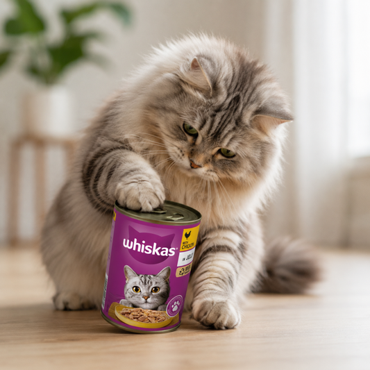 Whiskas Wet Cat Food Jelly Tin Chicken Flavor 400g