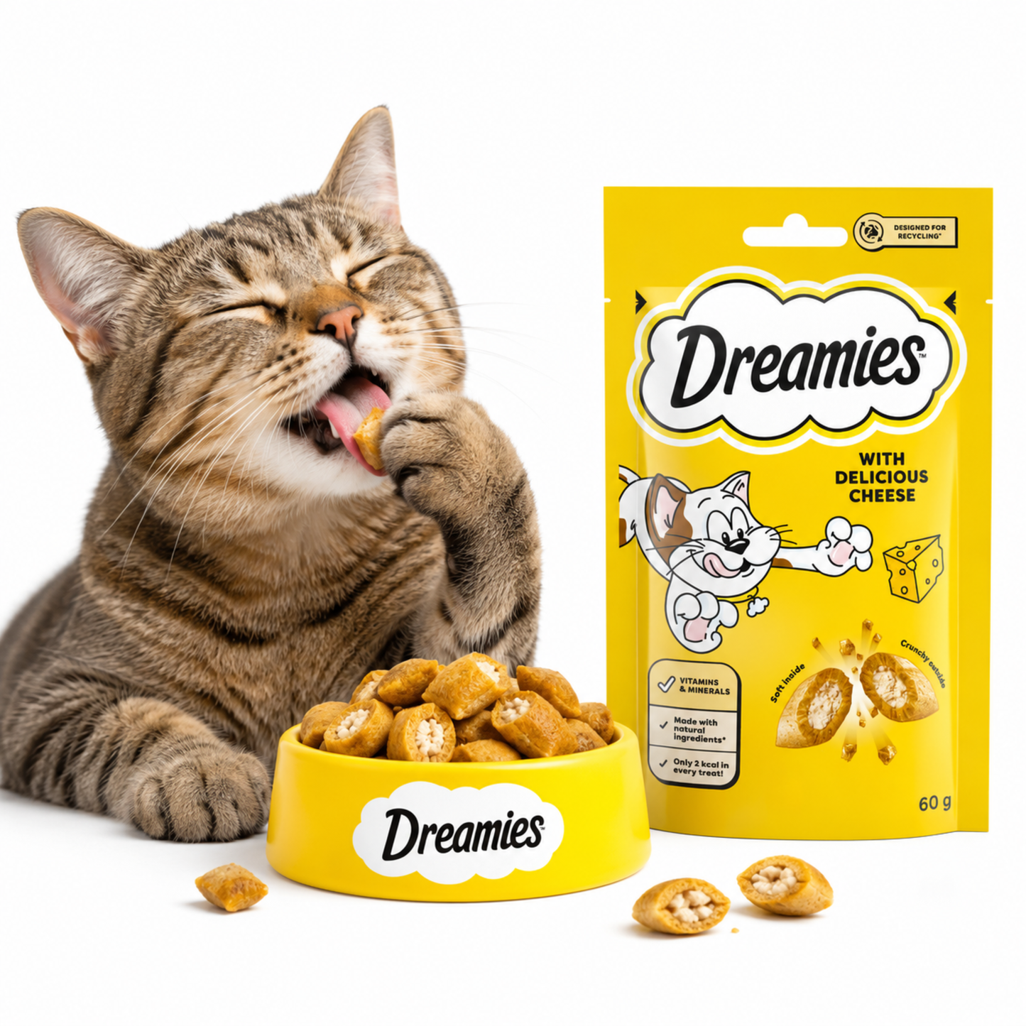 Dreamies Cat Treats Cheese Flavour