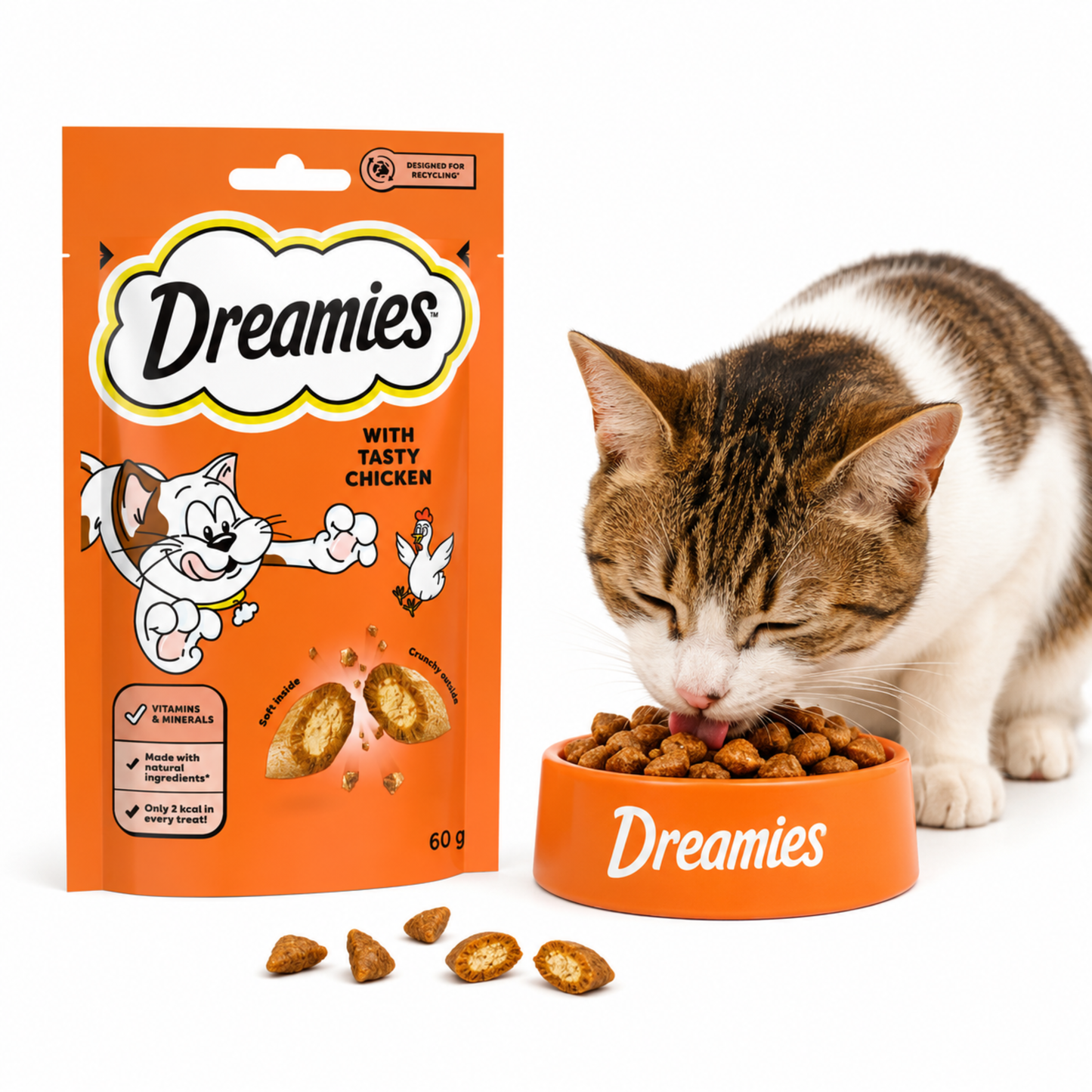 Dreamies Cat Treats Chicken Flavour